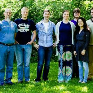 Lab members at Loyola Immunotherapy Conference in Chicago in 2014