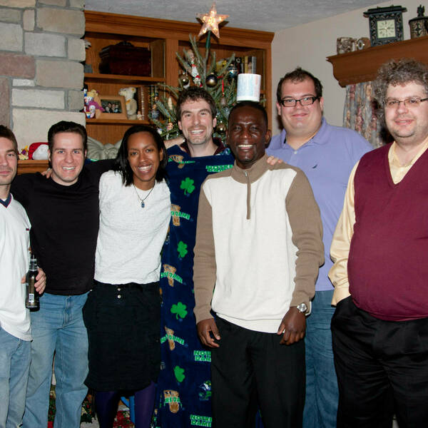 Group photo, Christmas party 2009