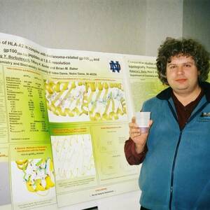 Oleg at the biochemistry retreat in 2005